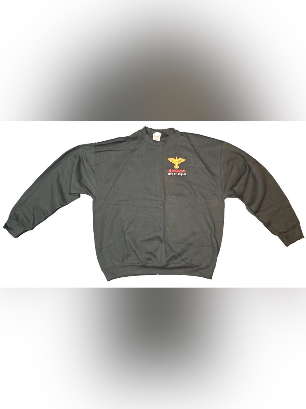 Vintage THE CROW CITY OF ANGELS 1996 Movie Promo Black Sweatshirt Cotton XL Rare